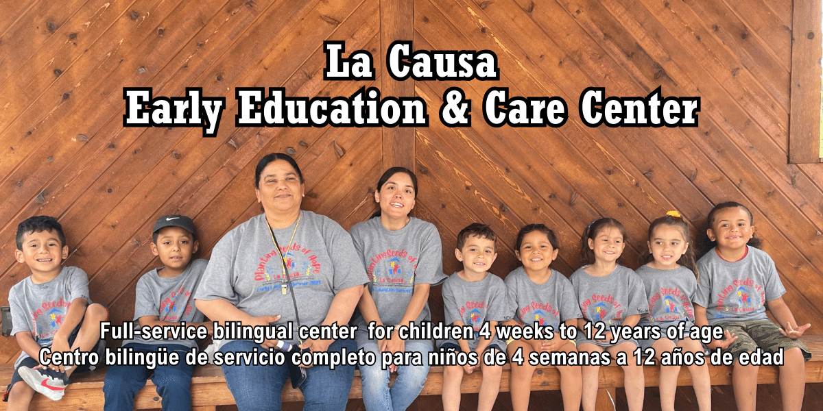 The Early Education & Care Center (EECC) is a full-service bilingual center that focuses on the education and social-emotional development of children ages 4 weeks through 12 years old. All children receive developmental screenings, create goals with parent input and track progress to ensure each individual child is meeting developmental milestones.
