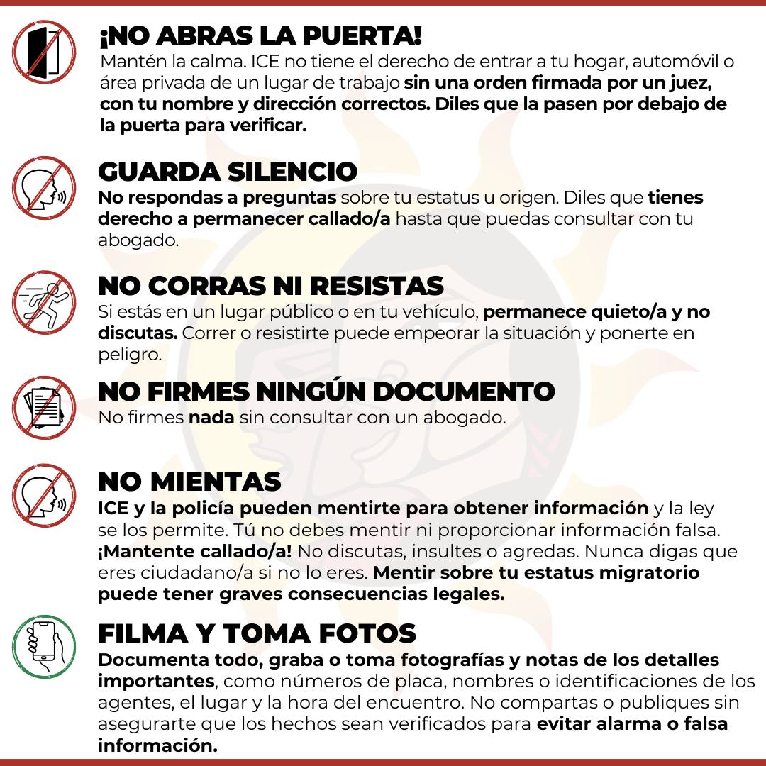 Know Your Rights Card Span